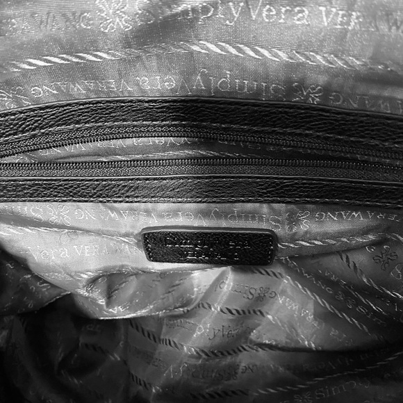 Simply Vera Wang black shoulder bag - Picture 2 of 5